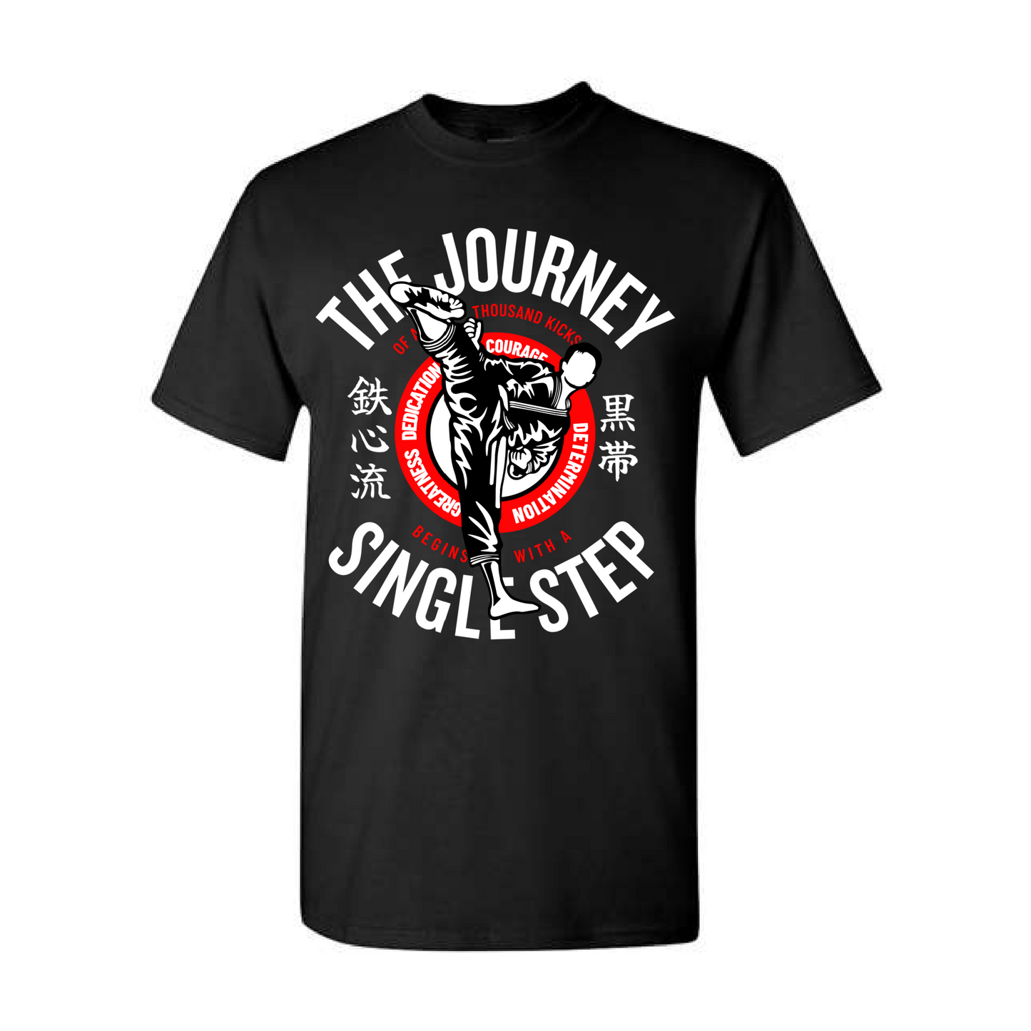 "Journey Begins with a Single Step" Long Sleeve Shirt