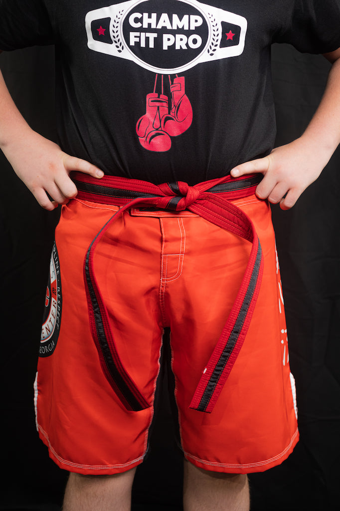 SKC Pro Kickboxing Shorts (Red)