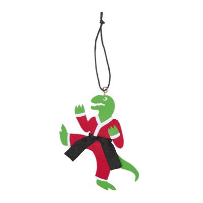 Karate T-Rex Ornament