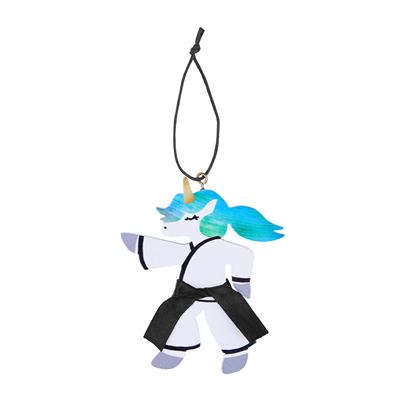 Karate Unicorn Ornament