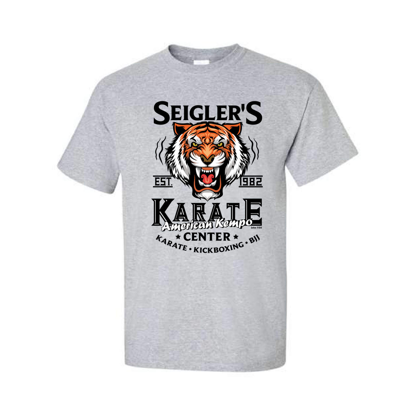 Seigler's Karate Tiger Long Sleeve Shirt
