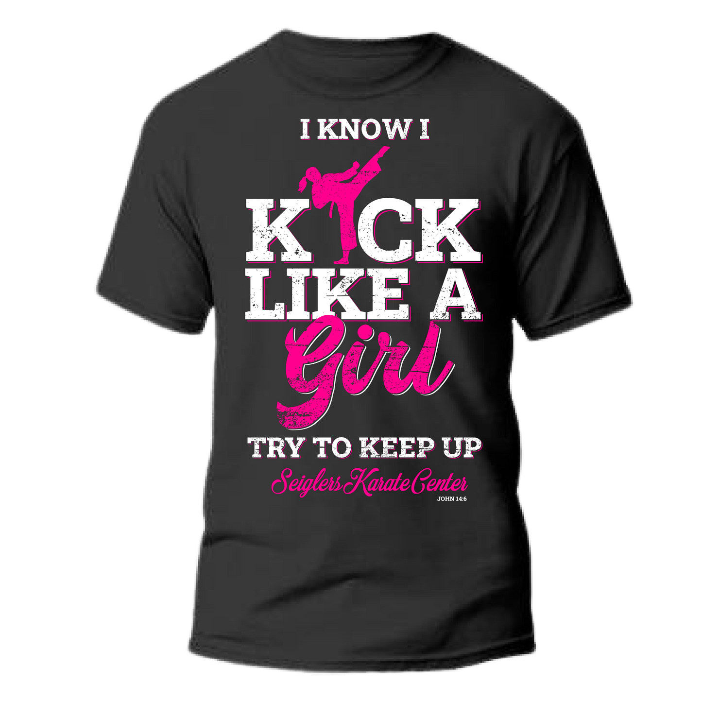 "Kick Like a Girl" Long Sleeve T-Shirt