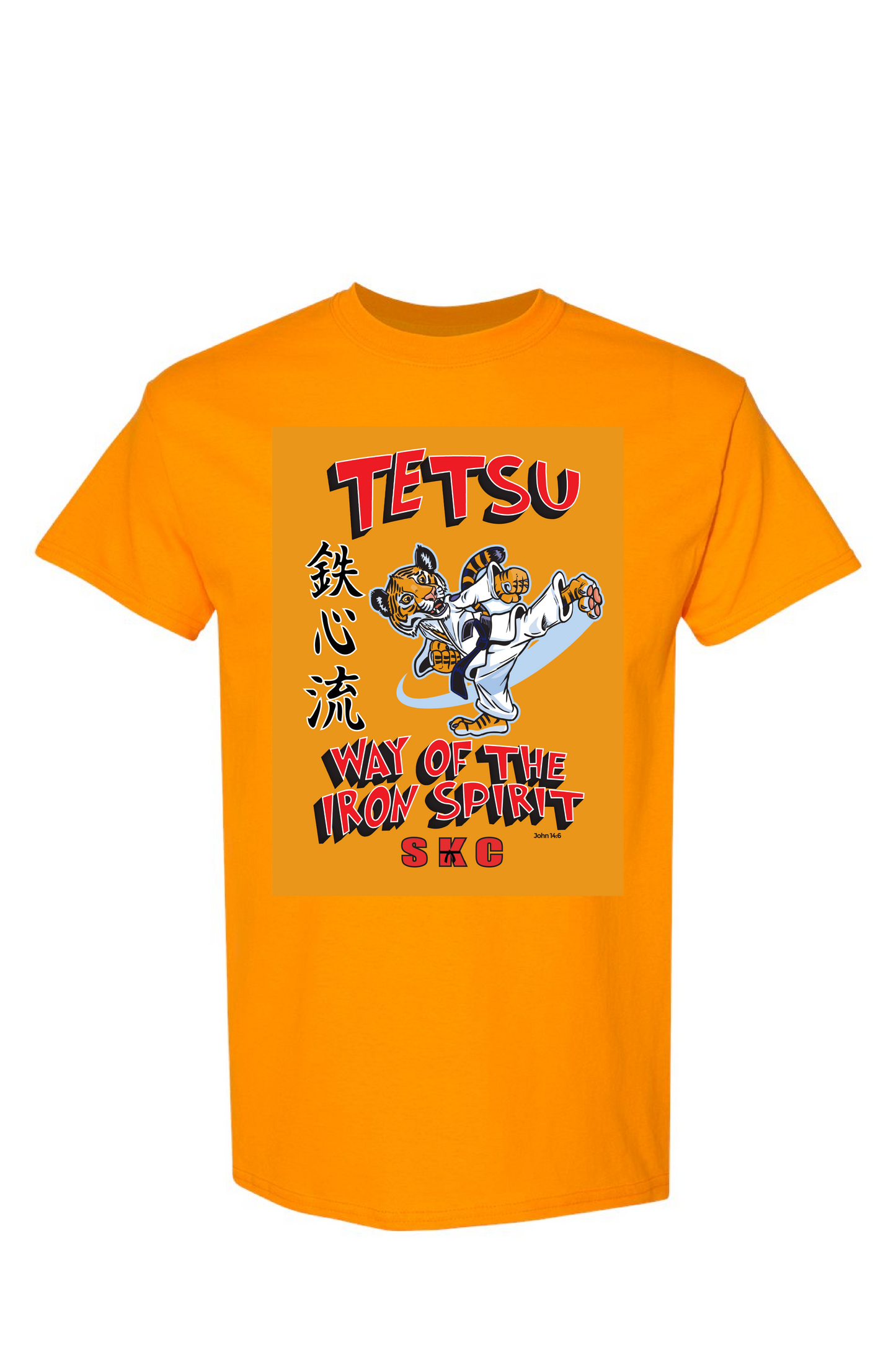 Tetsu Tiger "Way of Iron Spirit" Long Sleeve T-Shirt