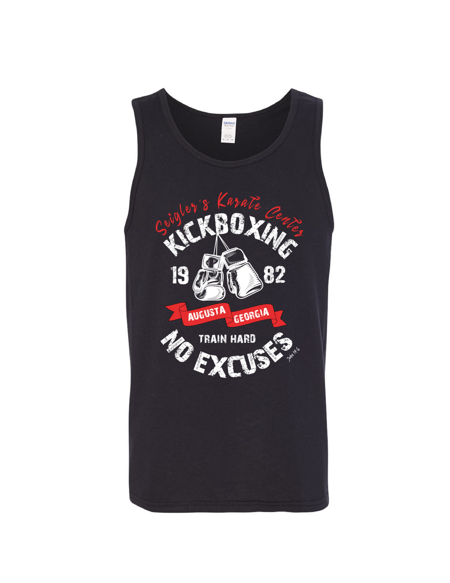 "No Excuses" Kickboxing Tank Top
