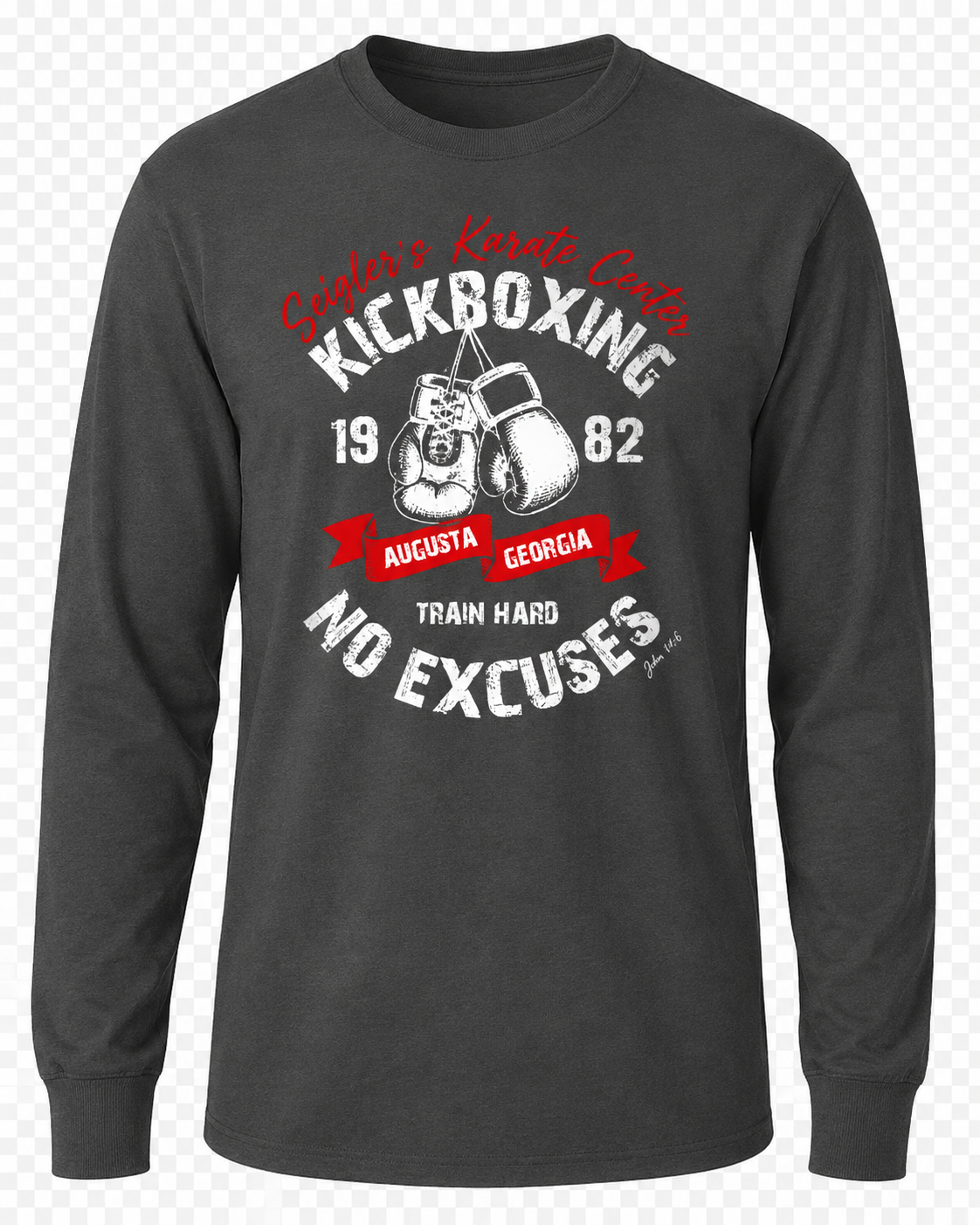 "No Excuses" Kickboxing Long Sleeve T-Shirt