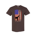 Karate Dad American Flag T-Shirt