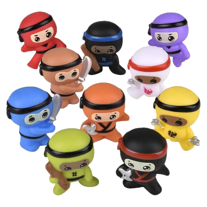 2" Mini Rubber Ninja Figure