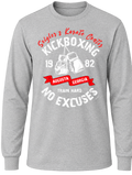 "No Excuses" Kickboxing Long Sleeve T-Shirt