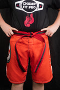 SKC Pro Kickboxing Shorts (Red)