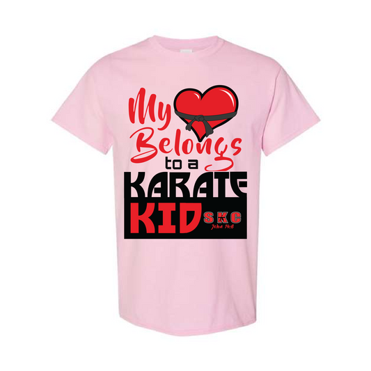 "My Heart Belongs to a Karate Kid" T-Shirt