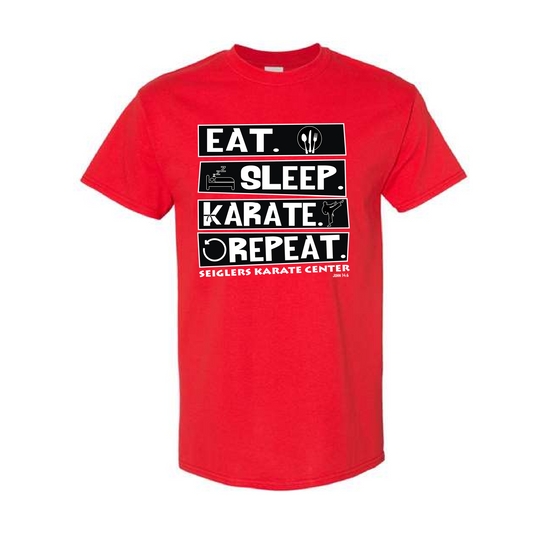 Eat. Sleep. Karate. Repeat T-Shirt