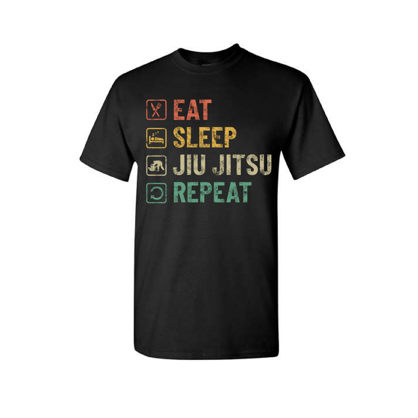 Eat. Sleep. JiuJitsu. Repeat T-Shirt