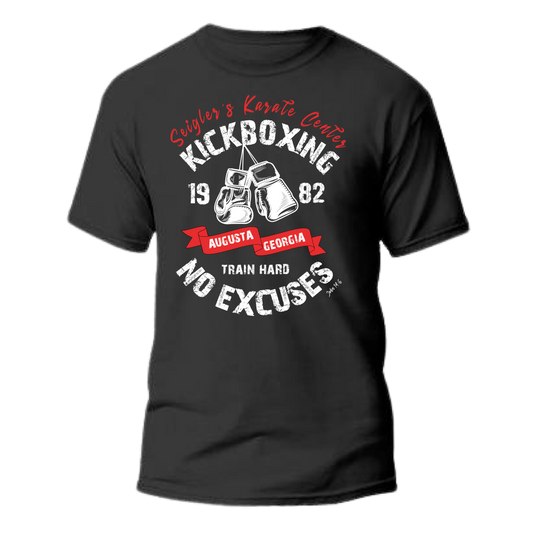 "No Excuses" Kickboxing T-Shirt
