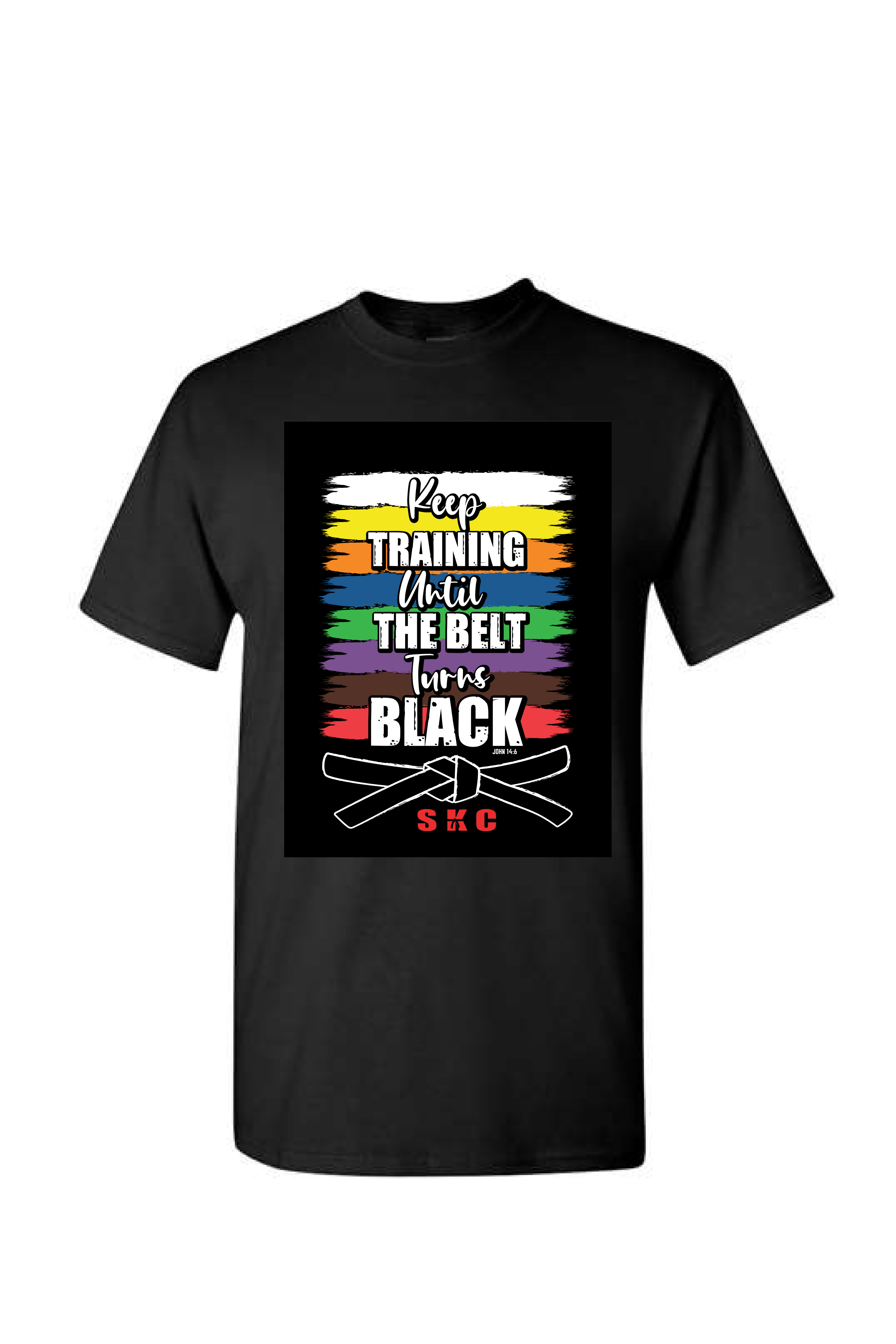 "Keep Training Until Belt Turns Black" T-Shirt