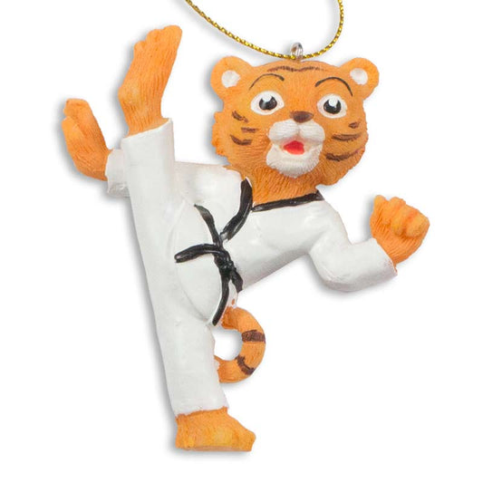 Karate Tiger Ornament