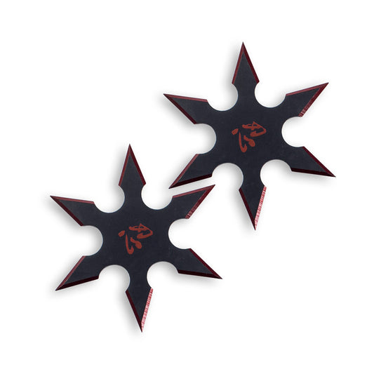 Red Blade Ninja Star Set
